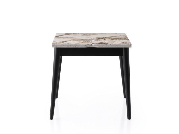 Hanah Home Mesa de Comedor Extensible Mármol Blanco Hanah Home Mesa de Comedor Extensible Mármol Blanco